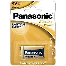PANASONIC ALKALIN POWER 9 Volt Pil (6LR61APB/1BP)
