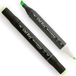 DEL REY GRAFİK MARKÖR TWIN MN-DR167 PALE GREEN LIGHT