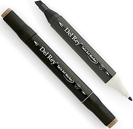 DEL REY GRAFİK MARKÖR TWIN MN-DRWG7 WARM GREY