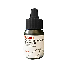 NOKİ BEYAZ TAHTA KALEMİ MÜREKKEBİ 30 ML SİYAH 1663-030-190