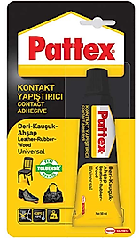 PATTEX YAPIŞTIRICI DERİ KAUÇUK AHŞAP 50 GR 2872091