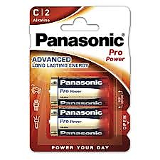 PANASONIC ALKALIN PRO POWER 1,5 Volt Orta Pil 2'li ( LR14PPG/2BP)