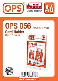 OPS DP 056  A6 DİKEY KART TUTUCU EĞİMİ AYARLANABİLİR