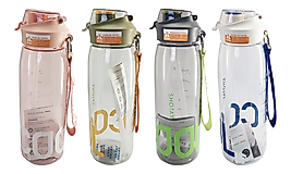 SHOTAY MATARA TRITAN 1000 ML COOL (4 ASS.) SHT-ST-6265