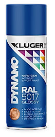 KLUGER DYNAMO Akrilik 400 Ml. Sprey boya  Ral 5017 Glossy (201)