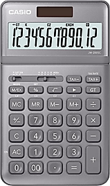CASIO HESAP MAKİNESİ MASAÜSTÜ JW-200SC-GY GRİ