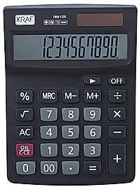 KRAF HESAP MAKİNESİ MASAÜSTÜ 12 HANE HM-125
