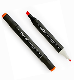 DEL REY GRAFİK MARKÖR TWIN MN-DR022 FRENCH VERMILLION