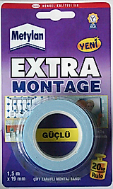 PATTEX ÇİFT TARAFLI BANT EXTRA MONTAJ 19 MM x 1.5 MT 1871238