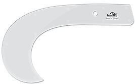 HATAS RİGA CETVEL KAVADURA PLASTİK ŞEFF.-EKO.02140