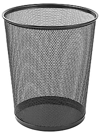 KRAF ÇÖP KOVASI FİLE SİYAH 12L 540G