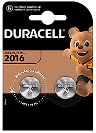 DURACELL PİL DÜĞME 3V 2 Lİ 2016