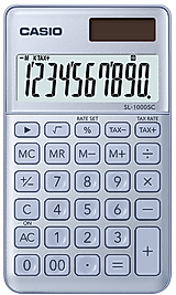 CASIO HESAP MAKİNESİ MASAÜSTÜ SL-1000SC-BU-N-DP KREM 10 Hane