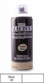 ARTDECO SPREY BOYA AKRİLİK 400 ML BEYAZ Y-400-60