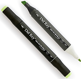 DEL REY GRAFİK MARKÖR TWIN MN-DR175 LIME GREEN