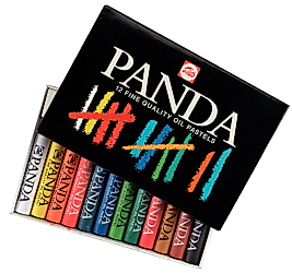 Talens Panda oil pastel set | 12 colours