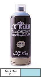ARTDECO SPREY BOYA AKRİLİK 400 ML BEBEK MAVİ Y-400-431