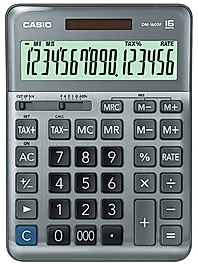 CASIO HESAP MAKİNESİ MASAÜSTÜ DM - 1600F 16 Hane