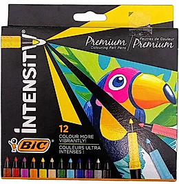 BIC KEÇELİ KALEM INTENSITY PREMIUM 12 RENK 977891