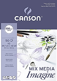 CANSON ÇİZİM BLOĞU IMAGINE A3 200 GR 50 SF 200006007
