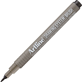 ARTLINE ÇİZİM KALEMİ DRAWING SYSTEM FIRÇA UÇ SİYAH A-EK-23FN BLACK