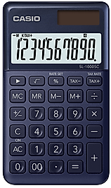 CASIO HESAP MAKİNESİ MASAÜSTÜ SL-1000SC-NY-N-DP Siyah 10 Hane