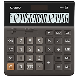 CASIO HESAP MAKİNESİ MASAÜSTÜ DH - 16 16 Hane