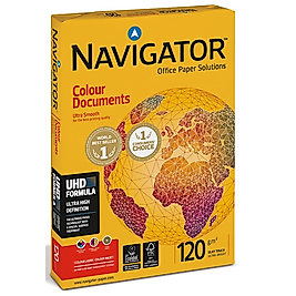 Navigator Gramajlı Fotokopi Kağıdı Colour Documents 250 Lİ A4 120 GR Beyaz
