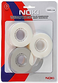 NOKİ BÜRO BANDI GÖRÜNMEZ 19x33 + BANT MAKİNESİ 1933DS