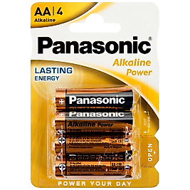 Panasonic Power Alkalin AA Kalem Pil 4'lü Paket ( LR6APB/4BP )