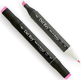 DEL REY GRAFİK MARKÖR TWIN MN-DR089 PALE PURPLE