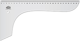 HATAS RİGA CETVEL TAKSİMATLI DELTA 2040