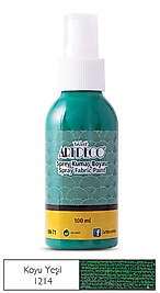 ARTDECO KUMAŞ BOYASI SPREY 100 ML KOYU YEŞİL Y-010D-1214