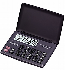 CASIO HESAP MAKİNESİ CEP TİPİ LC-160LV-BK 8 HANE