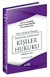 KİŞİLER HUKUKU - Jale Akipek (Beta)