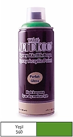 ARTDECO SPREY BOYA AKRİLİK 400 ML YEŞİL Y-400-560