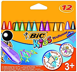 BIC PASTEL BOYA PLASTIDECOR ÜÇGEN 12 Lİ 8297732