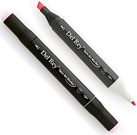 DEL REY GRAFİK MARKÖR TWIN MN-DR138 LIGHT PINK