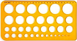 HATAS DAİRE ŞABLONU 1-36MM. BÜYÜK 02272