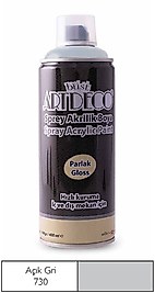ARTDECO SPREY BOYA AKRİLİK 400 ML AÇIK GRİ Y-400-730