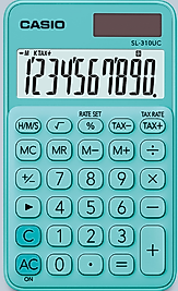 CASIO HESAP MAKİNESİ CEP TİPİ SL-310UC-GN-N-DC 10 HANE