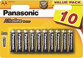 PANASONIC ALKALIN POWER 1,5 Volt Kalem Pil 10'lu ( LR6APB/10BW)