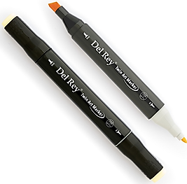 DEL REY GRAFİK MARKÖR TWIN MN-DR109 PEARL WHITE