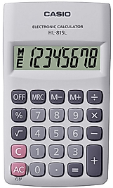 CASIO HESAP MAKİNESİ HL - 815L - Beyaz