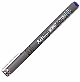 ARTLINE ÇİZİM KALEMİ DRAWING SYSTEM 2305 0.05 MAVİ A-EK-2305 BLUE