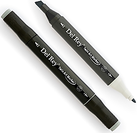 DEL REY GRAFİK MARKÖR TWIN MN-DRCG4 COOL GREY