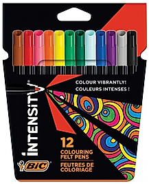 BIC KEÇELİ KALEM INTENSITY 12 RENK 978004