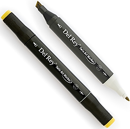 DEL REY GRAFİK MARKÖR TWIN MN-DR169 PUTTY