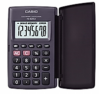 CASIO HESAP MAKİNESİ CEP TİPİ HL-820LV BK 8 HANE
