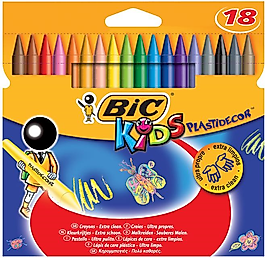 BIC PASTEL BOYA PLASTIDECOR 18 Lİ 8297711